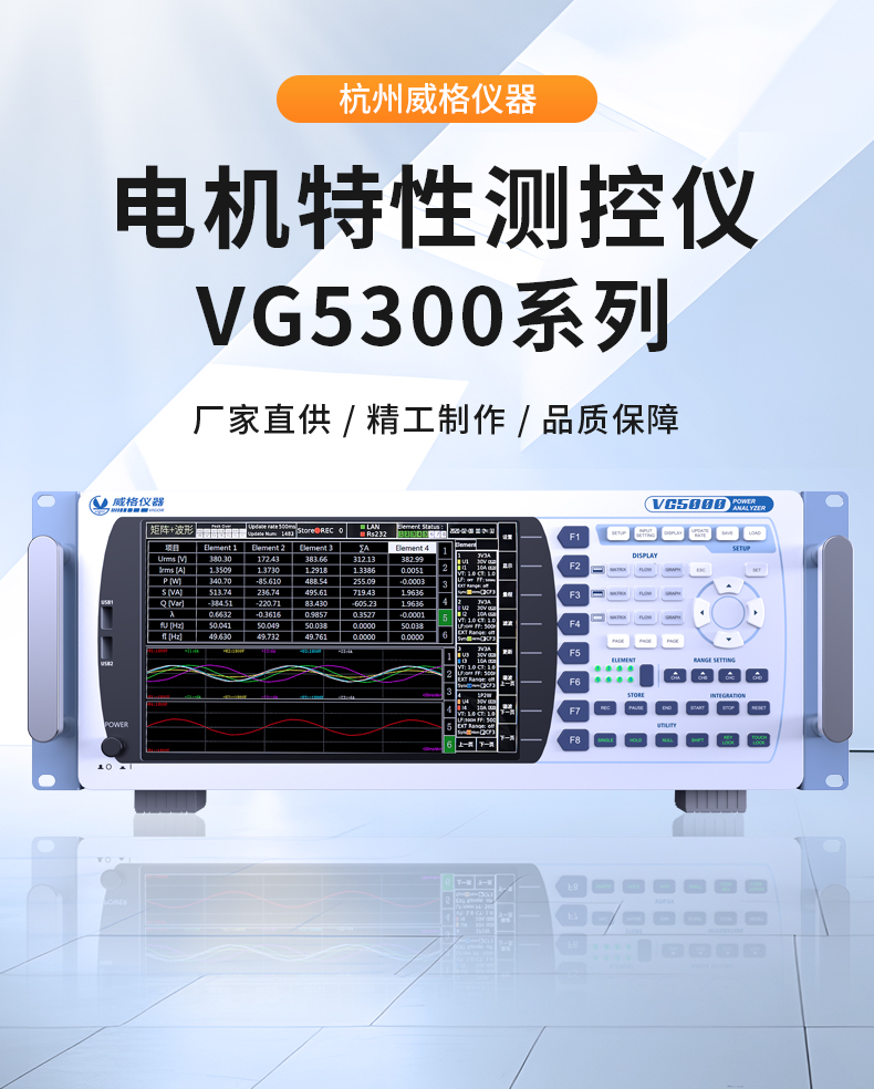 威格新品-VG5300系列電機(jī)特性測(cè)控儀 廠家直銷 質(zhì)量保障插圖